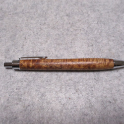 ハワイアンコア　カーリー杢　椿油仕上げ　木軸ボールペン　希少材 4枚目の画像