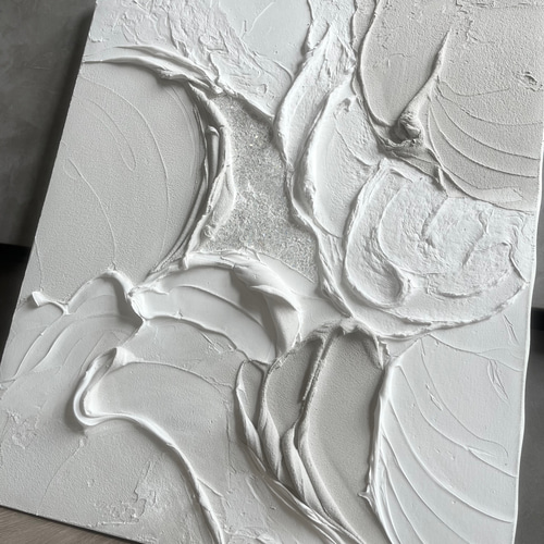 現代アート 53×45.5㎝ テクスチャーアート 大きめ モダン アート