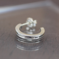 silver925 耳環 -Sequence Pierce- type4 (1P) 耳環 銀 第1張的照片