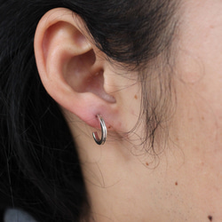 silver925 耳環 -Sequence Pierce- type4 (1P) 耳環 銀 第8張的照片