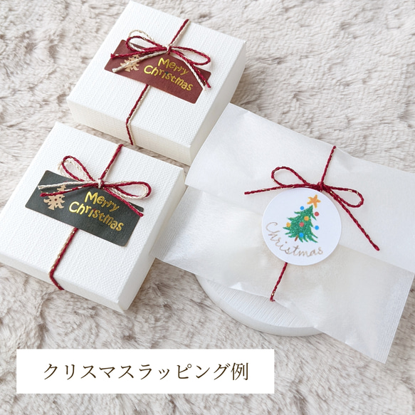 クリスマスギフト2023 ＊2点セット＊ 煌めく小さなお花の1粒プチピアス/イヤリング＆ネックレスセット 17枚目の画像