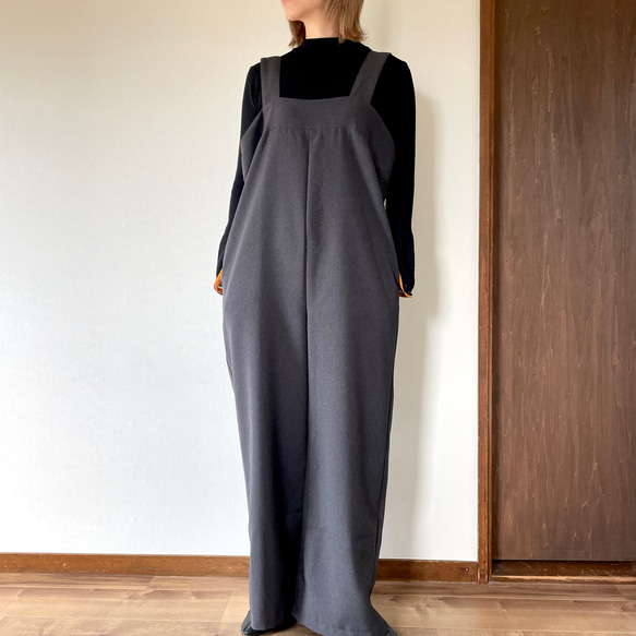 nanatone ナナトーン ゆったりが可愛い サロペット-製品の特別割引