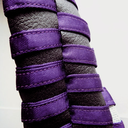 絵画のようなバック　持手紫×江戸紫 3枚目の画像