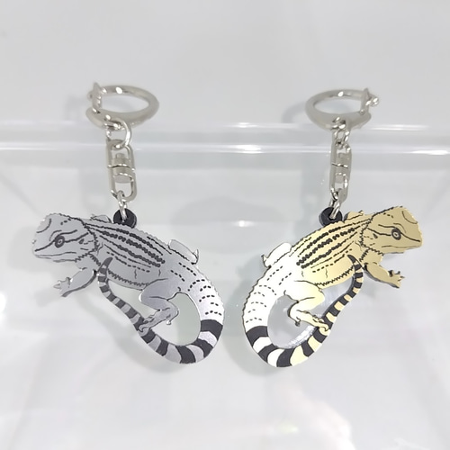 フトアゴヒゲトカゲ フトアゴ キーホルダー アクセサリー トカゲ