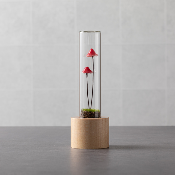 【いつもありがとうクーポン配布中！】きのこの照明　ズキンダケ（ツヤ） 1枚目の画像