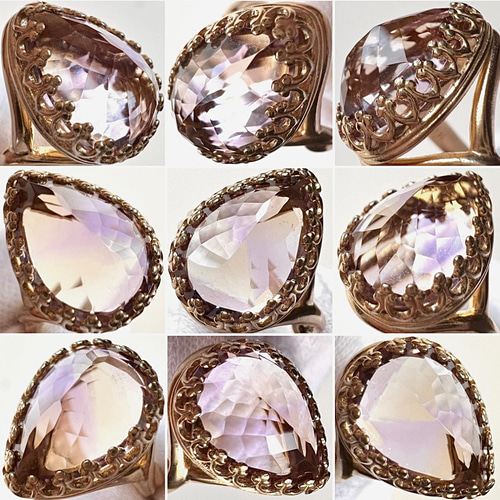 とおかさま様♥️アメトリン 六芒星(大粒)＆アメトリン タンブル天然石ブレスレット 天然石 タンブル アメトリン(天然) – 貴和製作所オンラインストア