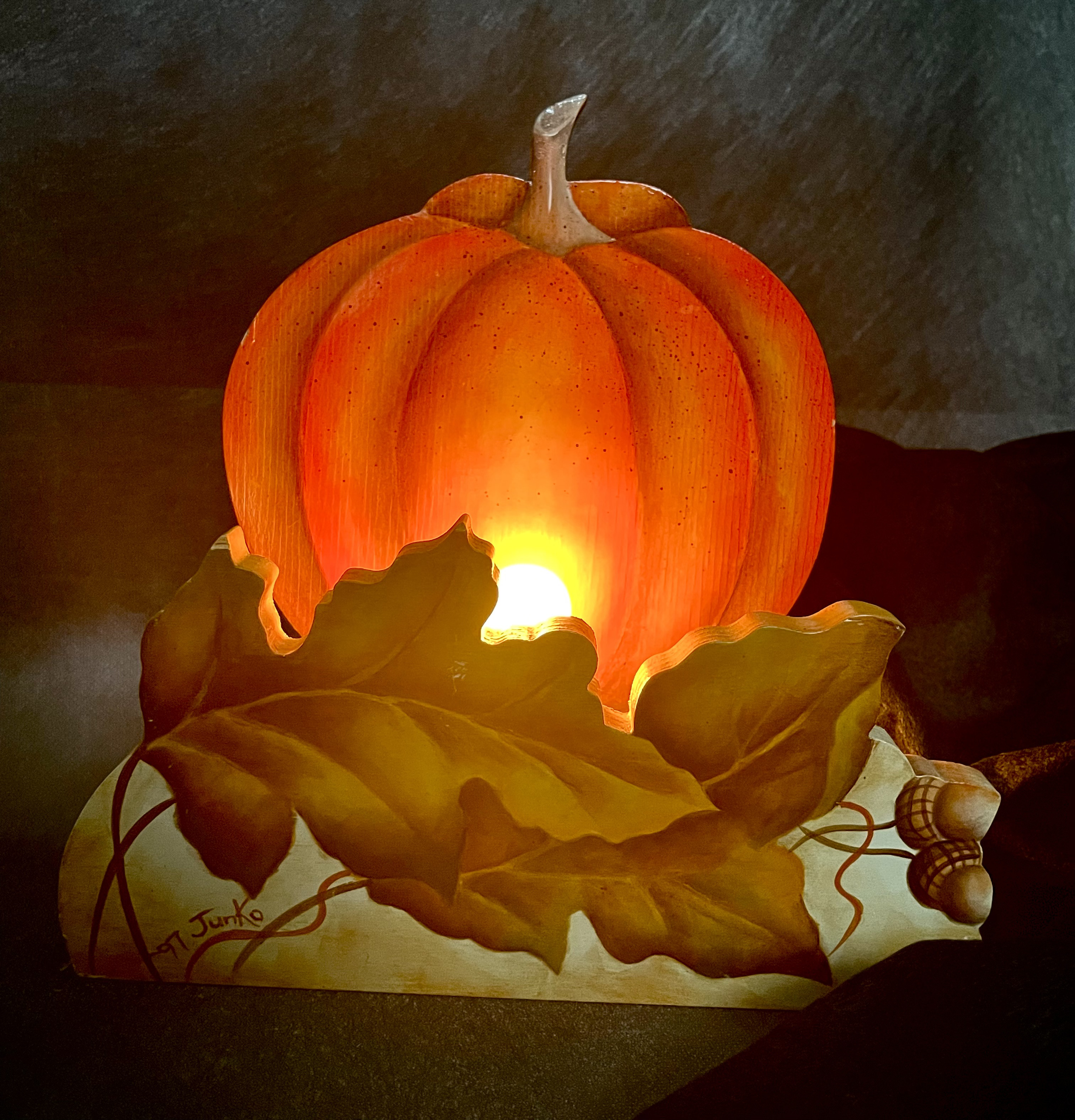 トールペイント作品 ハロウィンボード ひしげ 