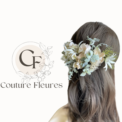 ナチュラルテイストの髪飾り♥️ヘッドドレス