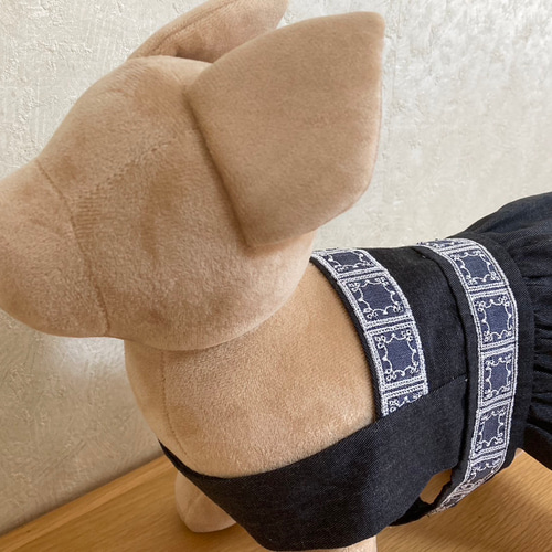 犬服 黒デニムレースワンピース ペット服・アクセサリー WAN*KOYA 通販