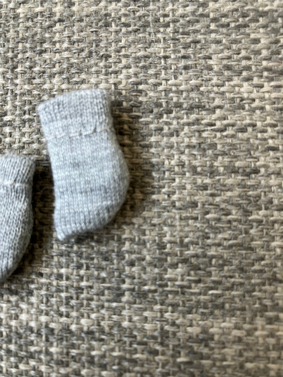 オビツ11  靴下　grey short 3枚目の画像