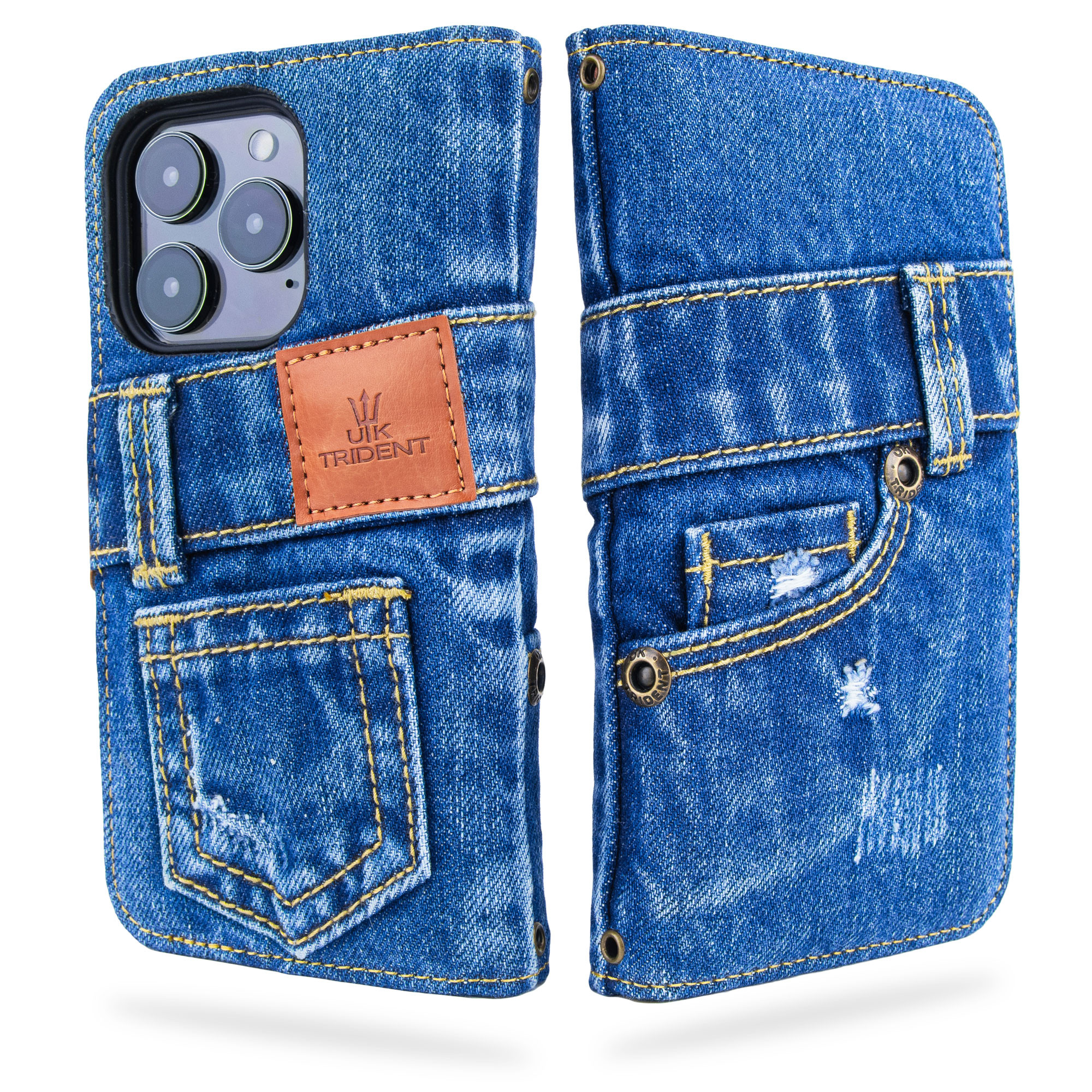 iPhone15ケース デニム風 専用！topologie A.P.C.