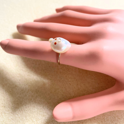 14kgf バロックパール お化けちゃん リング 指輪・リング lapiliss