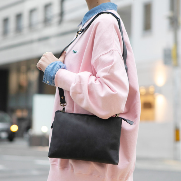 シーンに合わせて使い分けできる3Wayバッグ】ショルダー 本革 クラッチ