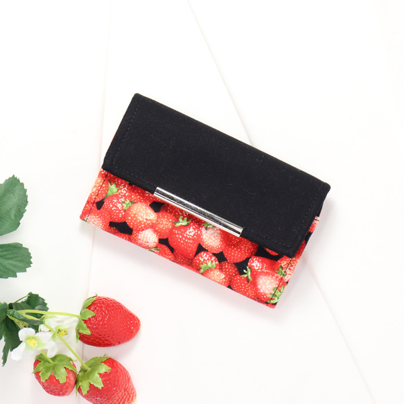 カラーオーダー可 シンプルミニ財布 いちご【受注生産】 その他ミニ  