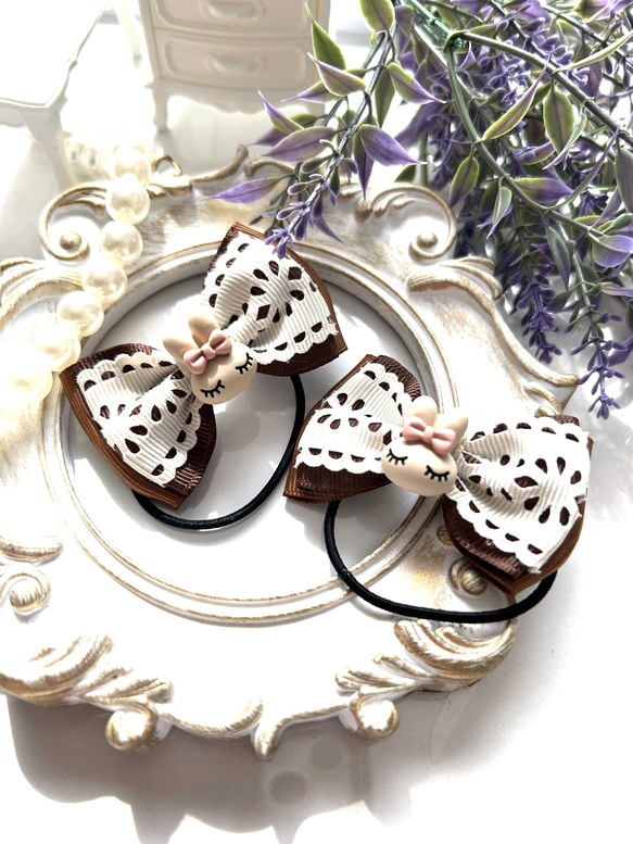 ヘアゴム No.53 No.53】ベビーヘアクリップ・ヘアゴム・キッズヘア