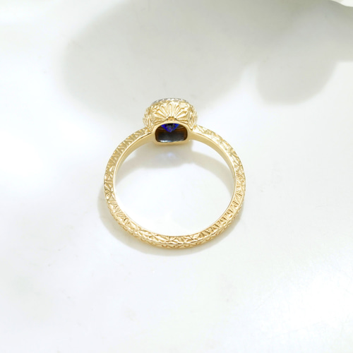 アーム模様付きアンティーク風リング R3W905（4週間発送） 指輪 