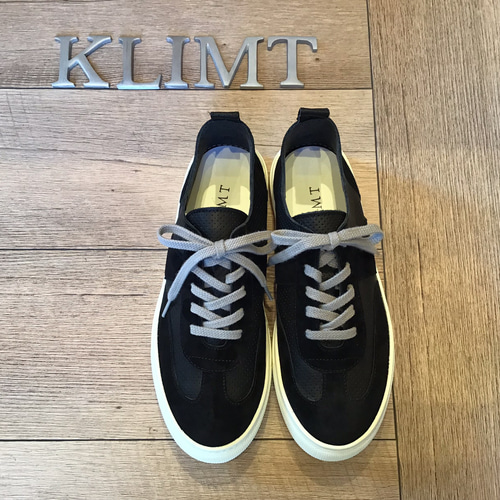 スエードコンビスニーカー ブラック スニーカー KLIMT SHOES 通販