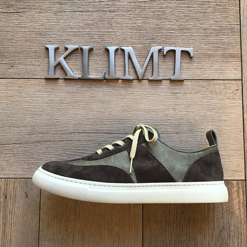 スエードコンビスニーカー モスグリーン スニーカー KLIMT SHOES 通販