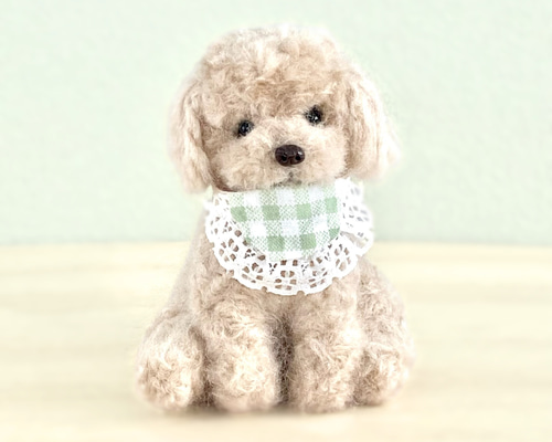 いつでもいっしょ♪ 羊毛フェルトの小さなアイボリートイ