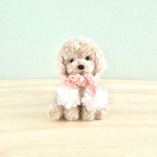 いつでもいっしょ♪ 羊毛フェルトの小さなアイボリートイ