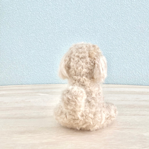いつでもいっしょ♪ ふわふわ羊毛フェルトの小さなアイボリー いつでもいっしょ♪ ふわふわ羊毛フェルトの小さなアイボリー