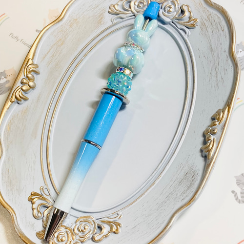 カスタムボールペン うさぎさん ハンドメイド ペン・筆記用具 Na