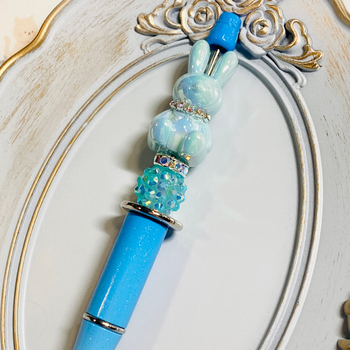 カスタムボールペン うさぎさん ハンドメイド ペン・筆記用具 Na-chan