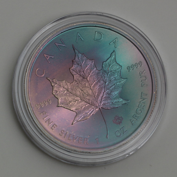 銀貨　トーンドシルバーコイン　Gump作　23061501 4枚目の画像