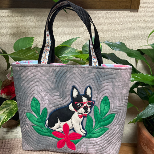 ハワイアンキルト ハワイアンバッグ ネコバッグ トートバッグ