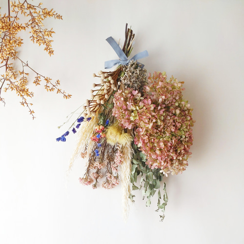 ミナズキ＊パンパスグラス＊ドライフラワースワッグ❀ブーケ ギフト