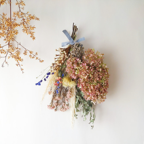 ミナズキ＊パンパスグラス＊ドライフラワースワッグ❀ブーケ ギフト