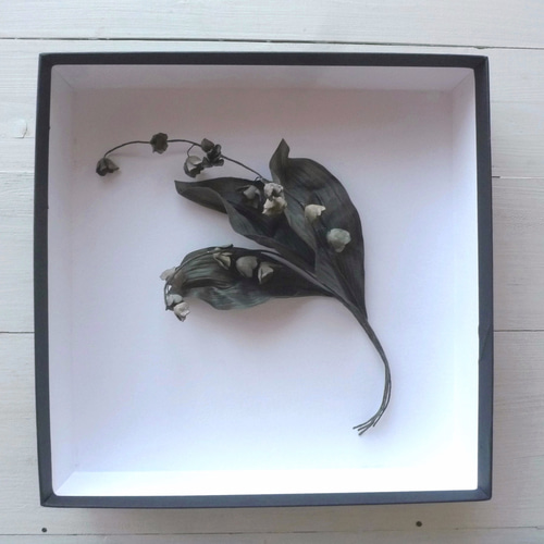 布花 ドライな黒鈴蘭 B アートフラワー はなり 通販｜Creema(クリーマ  