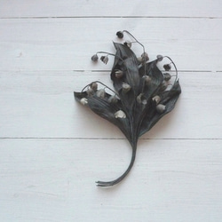 くじら iconology 花を着る#04  鈴蘭　black size2 くじら iconology 花を着る#04 鈴蘭 black size2 iconology 花を着る