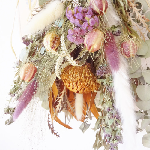 秋色ネイティブフラワースワッグvol.3(ドライフラワースワッグ