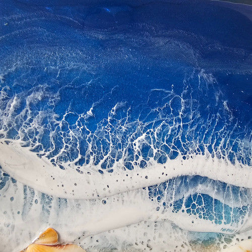 海を感じるインテリア ディープブルーグラデーション レジンオーシャン