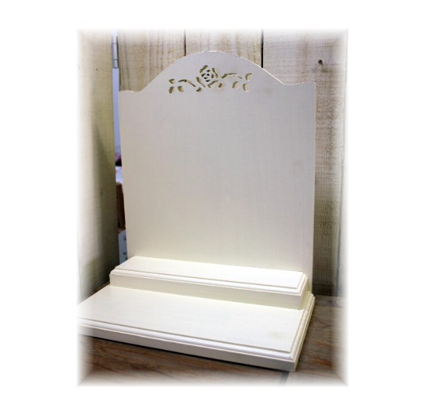 ペット仏壇 ステージ型ハイバック　薔薇カッティングホワイト【日本製】ペット仏壇 かわいい　メモリアルボックスハウス