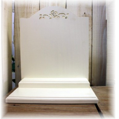 ペット仏壇 ステージ型ハイバック　薔薇カッティングホワイト【日本製】ペット仏壇 かわいい　メモリアルボックスハウス