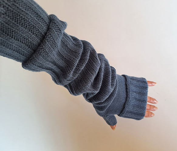 アームウォーマー　アームカバー　手袋　ハンドウォーマ Arm warmers  arm cover 4枚目の画像