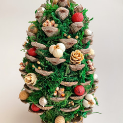 再販【作成キット】クリスマスツリー作成キット　クリスマスツリー　松ぼっくり　クリスマス　飾り　卓上　無料ラッピング 7枚目の画像