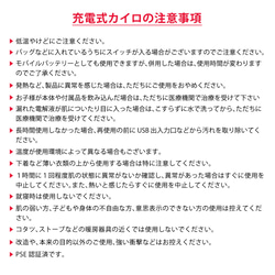 カイロ 充電式 モバイルバッテリー iPhone Android 狐 キツネ 秋 名入れ可 9枚目の画像