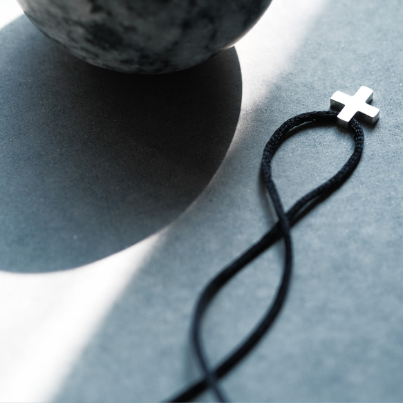 十字架 チョーカー ネックレス シルバー925 4枚目の画像