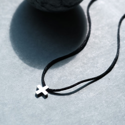 十字架 チョーカー ネックレス シルバー925 3枚目の画像