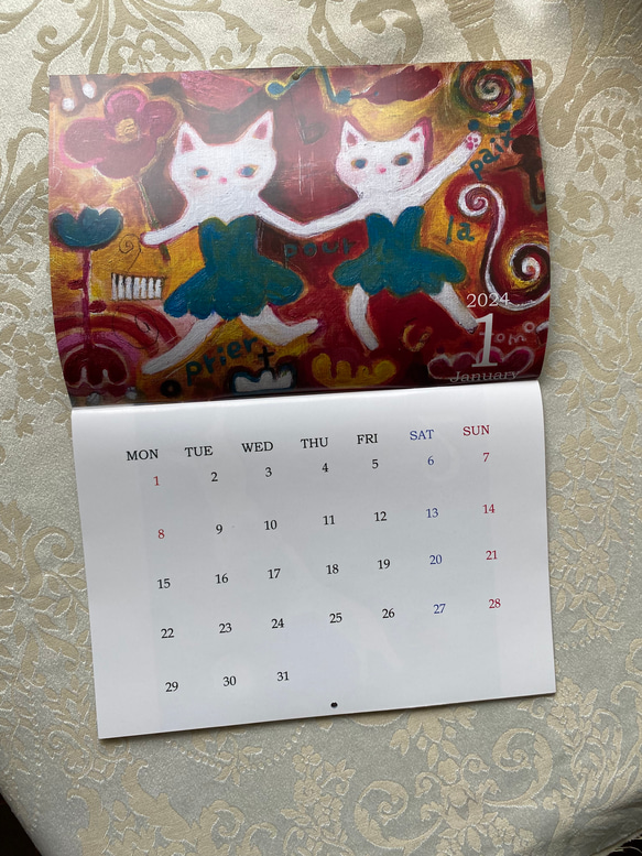 new 2024年 キムラトモミのカレンダー 3枚目の画像