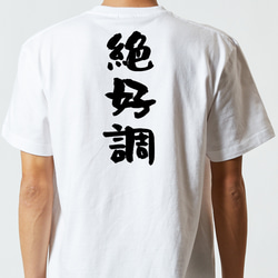 ポジティブ系半袖Tシャツ【絶好調】おもしろTシャツ　ネタTシャツ 5枚目の画像