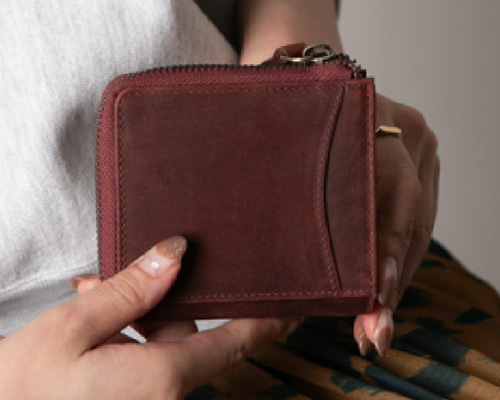 ハンドメイド　二つ折り　革財布　ステアハイド　黒色　真鍮　cx-hw-000re ハンドメイド 二つ折り 革財布 ステアハイド 黒色 真鍮 cx-hw-000re