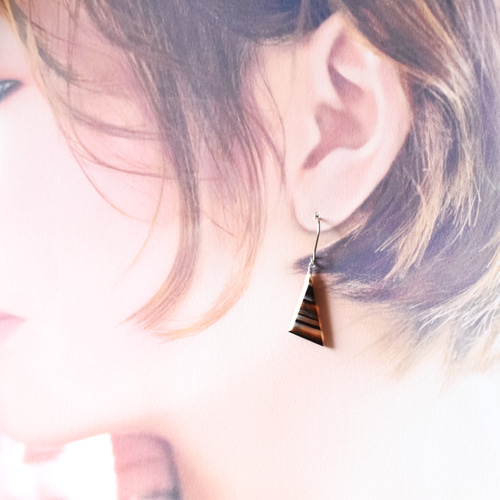 値下げ可愛いブルーカルセドニースターカットのピアスチャーム♡♡