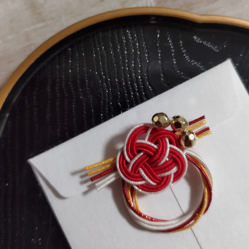 水引パーツ ミニミニリース 6個SET その他雑貨 梅乃-Mizuhikiya- 通販