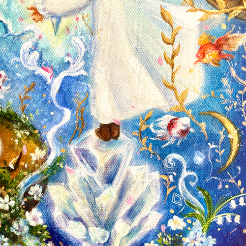 アクリル原画】Smile 〜清らかさの中の浄化〜 絵画 棉月 水香子 通販