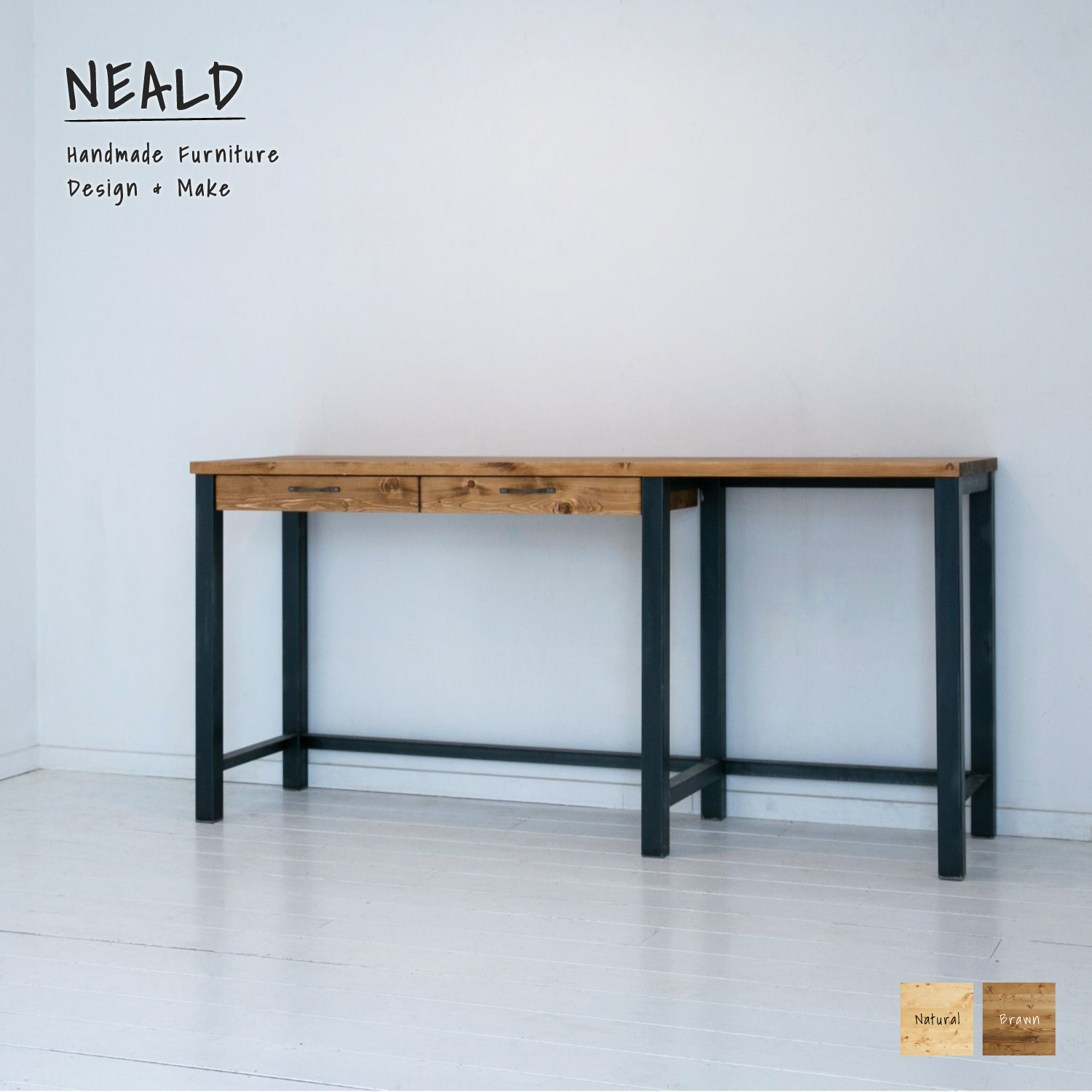 [送料無料] 無垢 キッチンカウンター カップボード 食器棚 w180 [受注製作] KTC.07