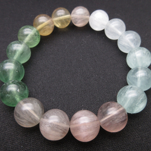 天然コンブテクスチャーフローライトブレスレット】/size(約17